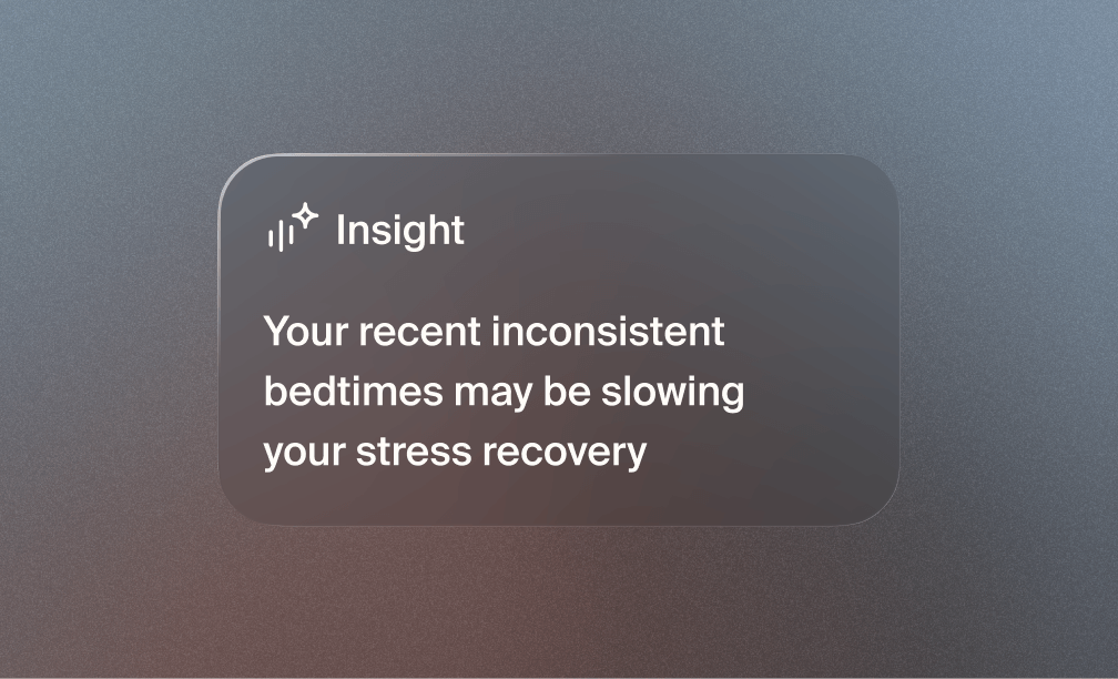 Insights from the app